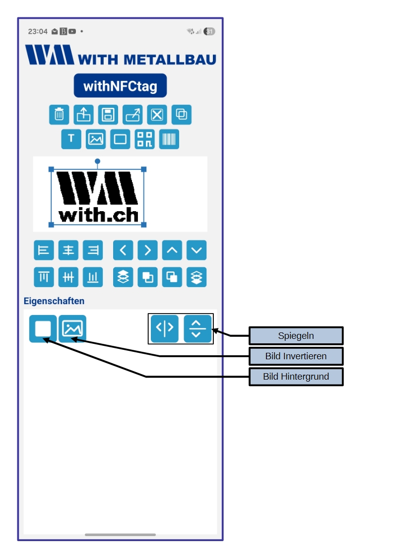 withNFCtag Bild